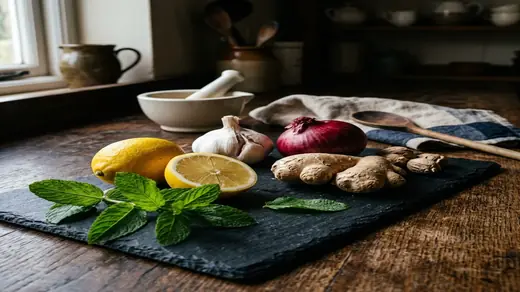 Lemon and ginger remedies